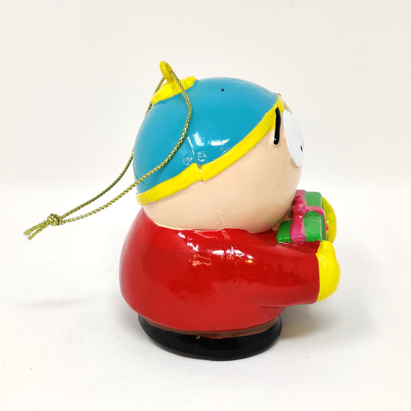 Vtg Comedy Partners 2005 South Park Cartman Holding Present Christmas Ornament - Picture 7 of 15